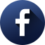 Social Media | Circle Long Shadow icon 64x64